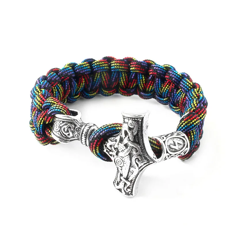 

Classic Vintage Nordic Viking Braided Rope Bracelet Party Gift Cosplay Men Women Jewelry Gifts