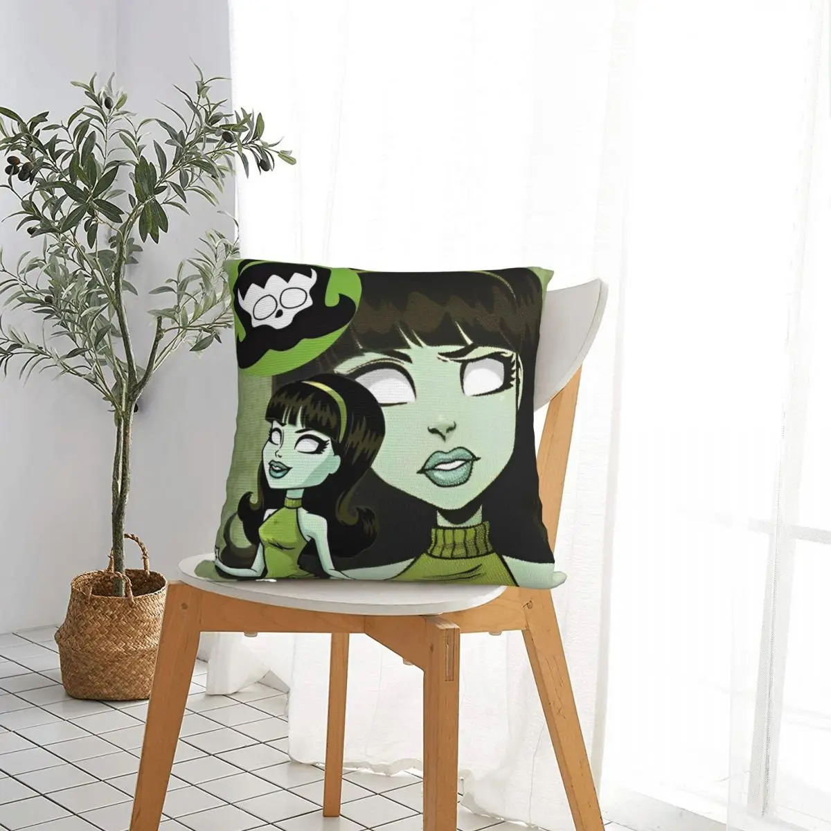 Квадратные наволочки с рисунком монстра чехол для подушки сиденья Дракулары