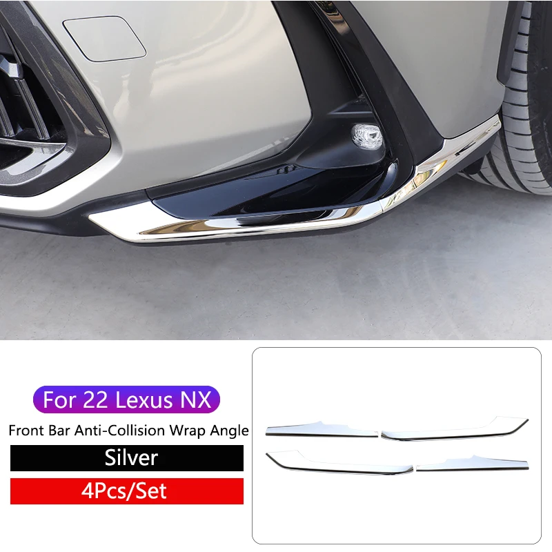 

Наклейка на передний бампер, из нержавеющей стали, для Lexus NX 260 350H 2022