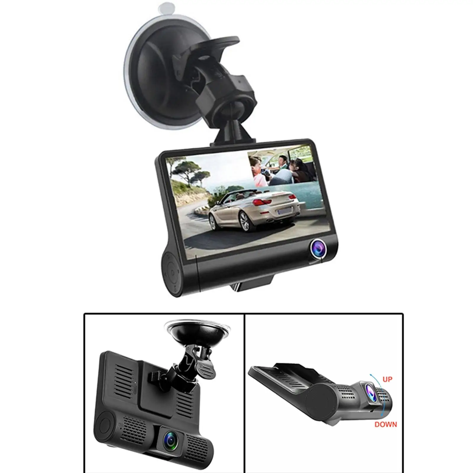 

1080P Car Camera Dashboard Camera 170° View Angle Cloud Storage Support 32 GB Driving Recorder Dashcam for Motion Detection