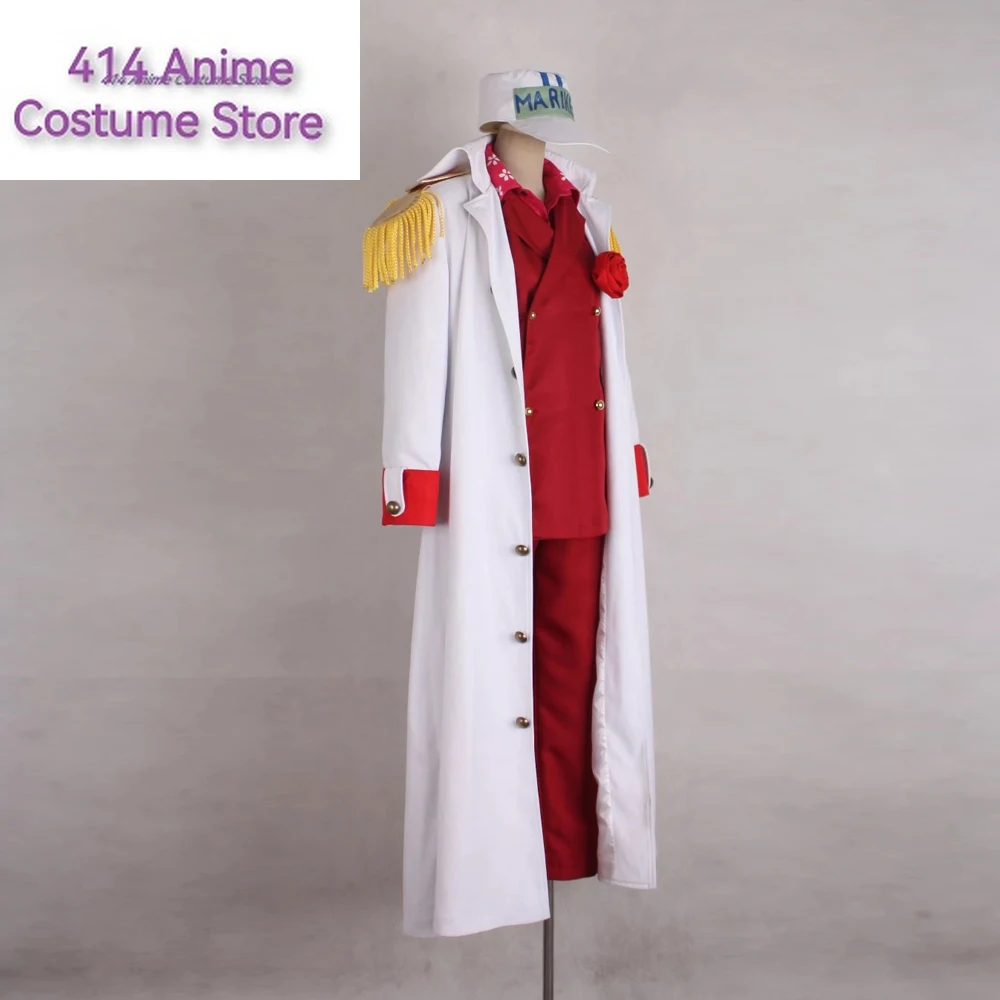 Аниме цельный костюм морской пехоты адмирала саказуки акайну полный пиджак