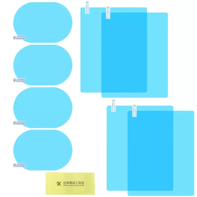 

8 Pcs Car Rear View Mirror Rainproof Film Anti-Fog Clear Protective Sticker Anti-Scratch Waterproof Mirror Window Film