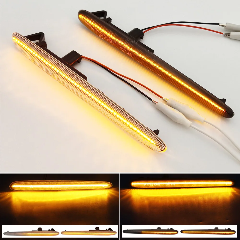 

2Pcs Dynamic Side Marker Lights LED Turn Signal Blinker Lamps For Alfa Romeo Giulietta 940 Juliet Sprint Veloce 2010-2021