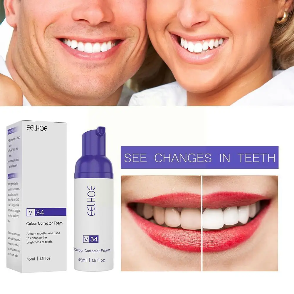 

Teeth Whitening Cleansing Toothpaste Enamel Care Teeth Reduce 45ml Removal Yellowing Stain Sensitive W2d5