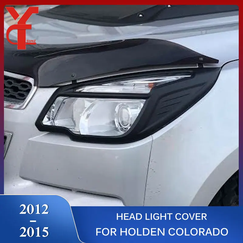 2012 Хром чехол для фар Holden Chevy Колорадо Chevrolet 2013 2014 2015 автомобильные аксессуары YCSUNZ