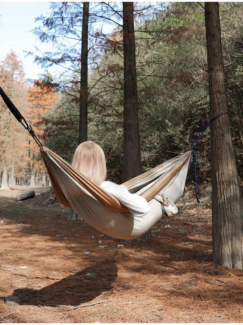 

Swing-Bed Hammock Hanging Fabric Patio Anti-mosquito Hammocks Travel Outdoor Camping Canvas Hiking Dropshipping