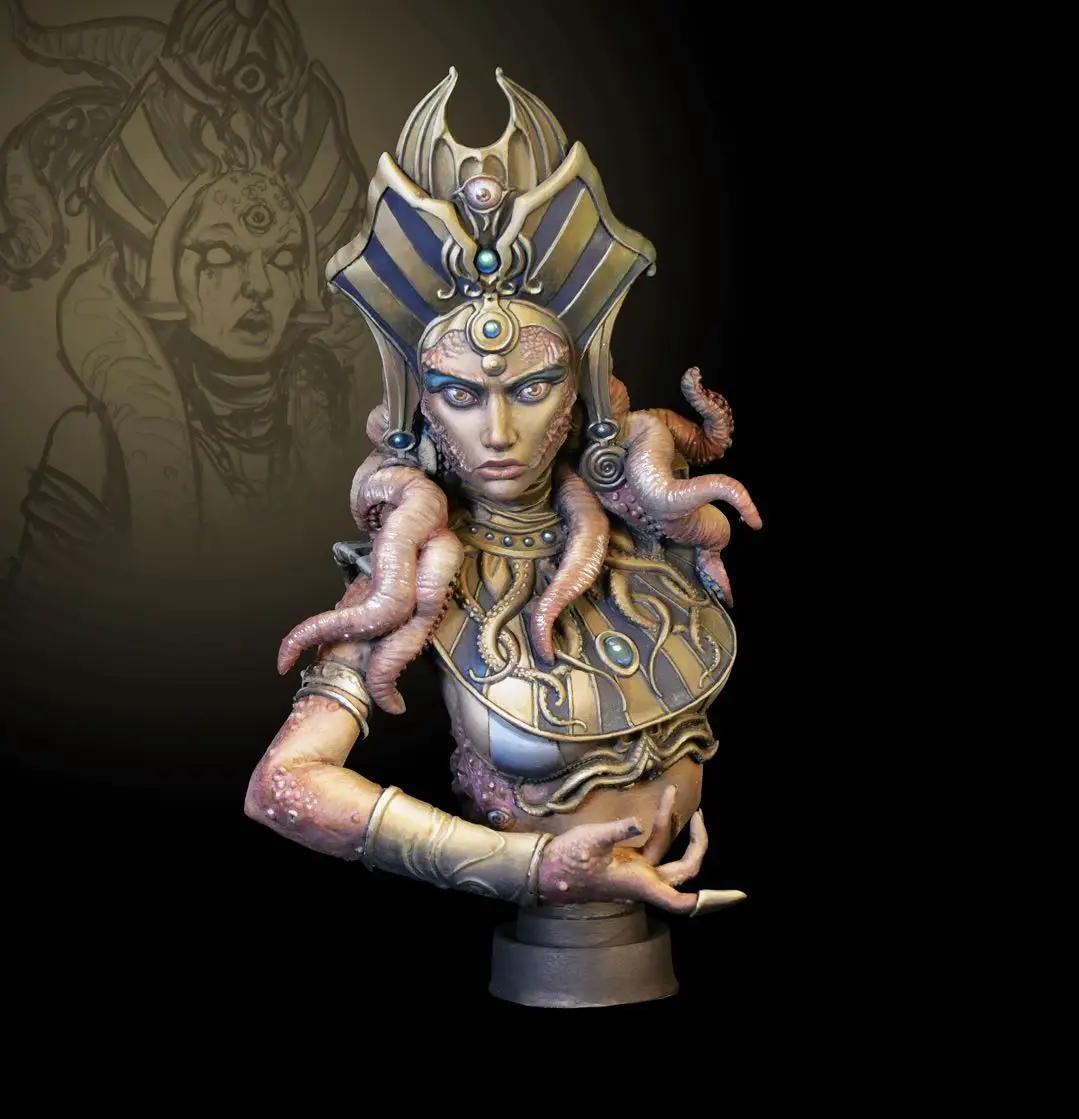 

1/12 Resin Model Bust GK，Unassembled and unpainted kit