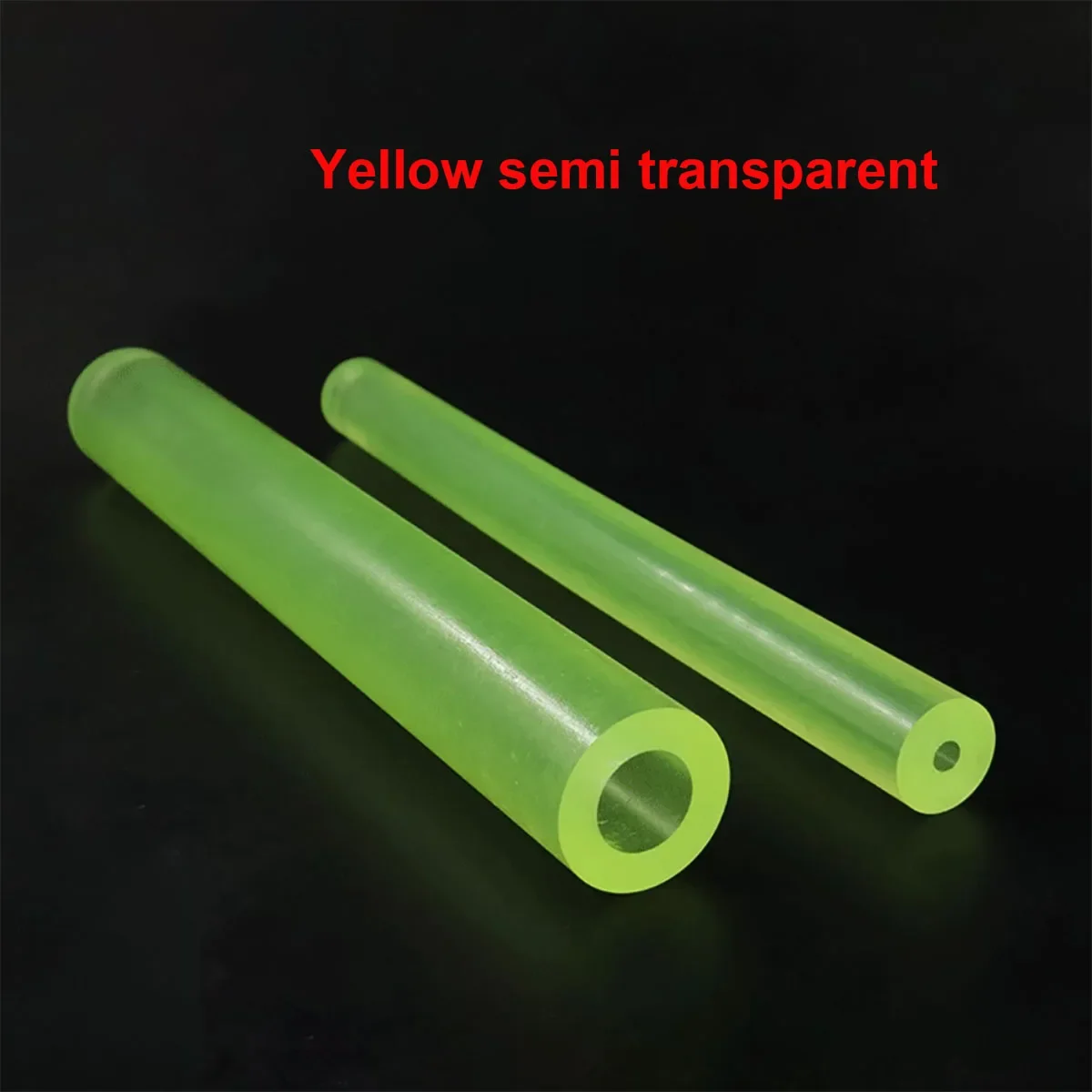 Красный, черный полиуретановый полый стержень, эластичная резина из коровьего сухожилия, нестандартный стержень из искусственной кожи, длина 500 мм