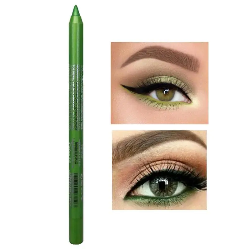 

Зеленая Стойкая подводка для глаз карандаш водостойкая пигментная зеленая подводка для глаз карандаш женский цвет Косметика для макияжа глаз Цветная подводка для глаз