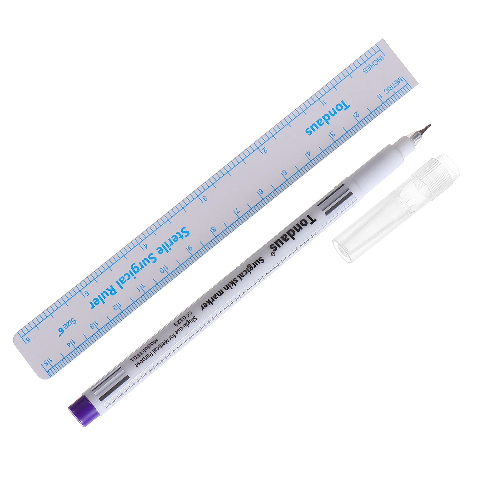 

10 Pcs Tattoo Markers Stencil Pen Skin Marking Pens Template Fine Tip Plastic