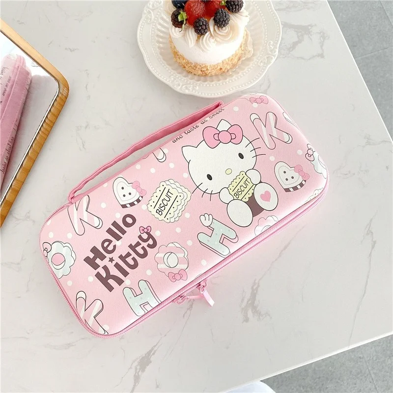 Сумка Hello Kitty Kuromi Mymelody для хранения переключателей портативная Nintendo сумка