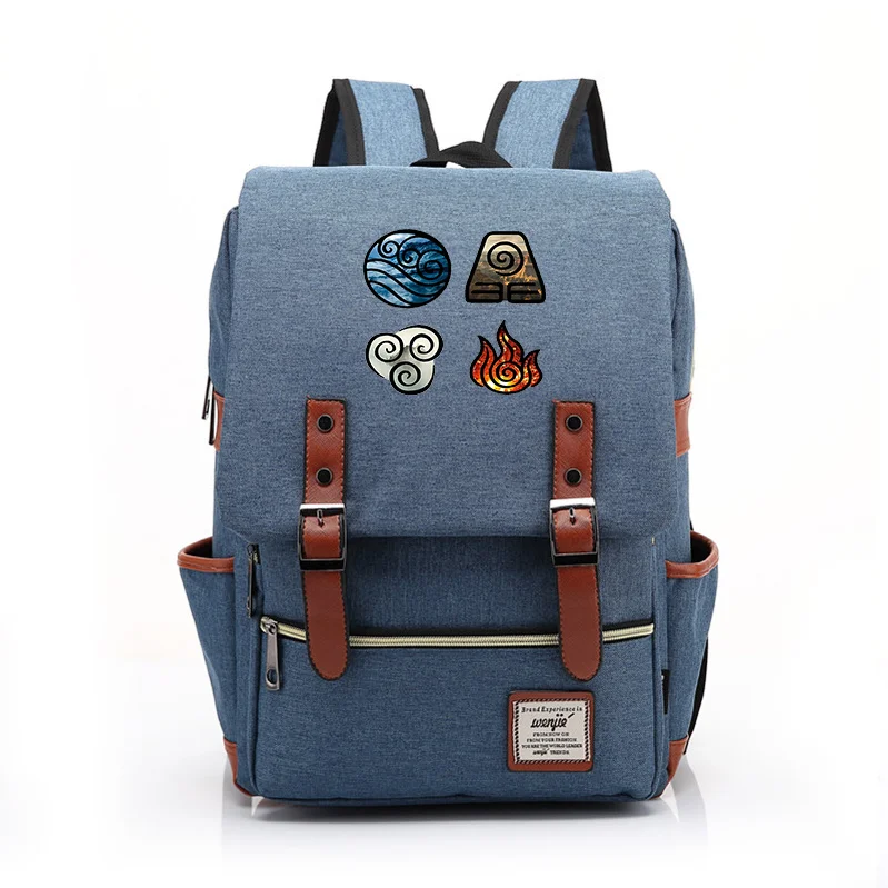 

Avatar The Last Airbender School Bags Students Laptop Backpacks Women Men Travel Bags Teenager Bookbag Unisex College Backpack