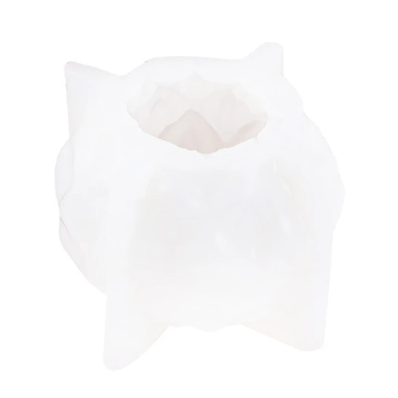 

DIY 3D Candle Mould Creative Aromatherapy Candle Mold Fondant Mousse Cake Mould