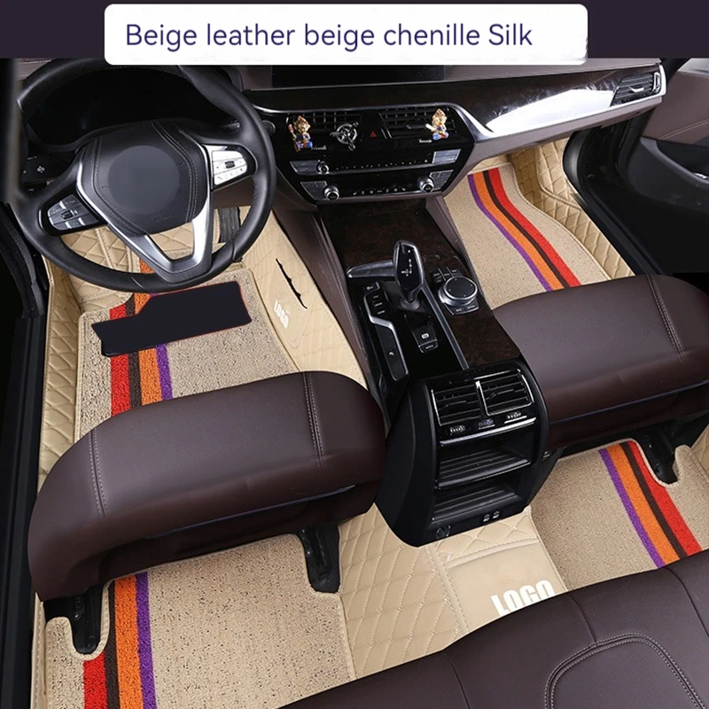 

Custom Double Layer Leather Car Foot Mat For Infiniti All Models FX EX JX G M QX50QX56 QX80 QX70 Q70L QX50 QX60 Auto Accessories