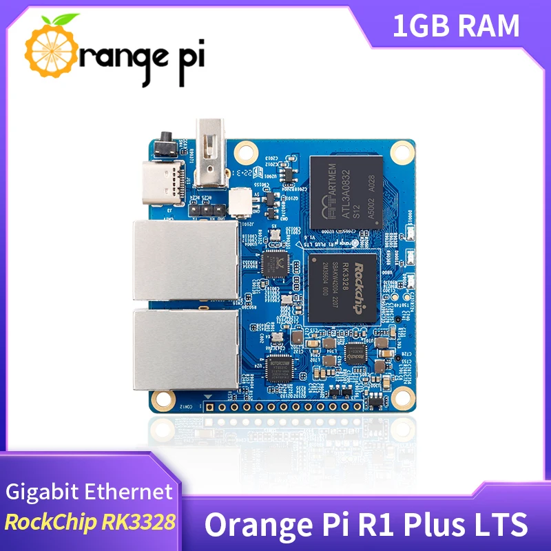 

Одноплатный компьютер Orange Pi R1 Plus LTS 1 ГБ LPDDR3 ОЗУ 1000 м Ethernet Rockchip RK3328 с открытым исходным кодом на ОС Android 9 Ubuntu
