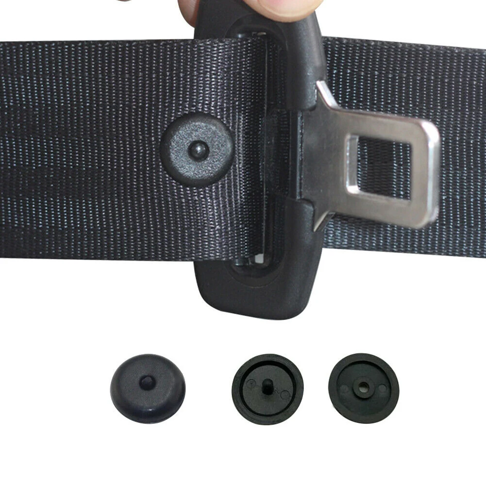 

2x Universal Seat Belt Buckle Stopper Buttons Holders Studs Retainer Rest Clips Car Accessories High-quality Seat Belt Buttons