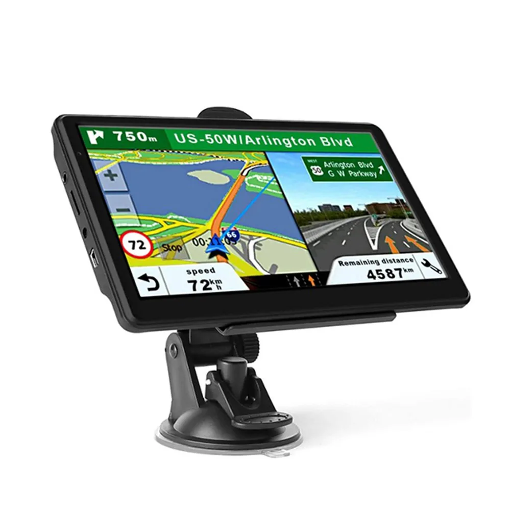 

1Pcs Portable Car & Truck GPS Navigation Satellite Navigator Device 7.0 Inch TFT Touch Screen Universal High Quality