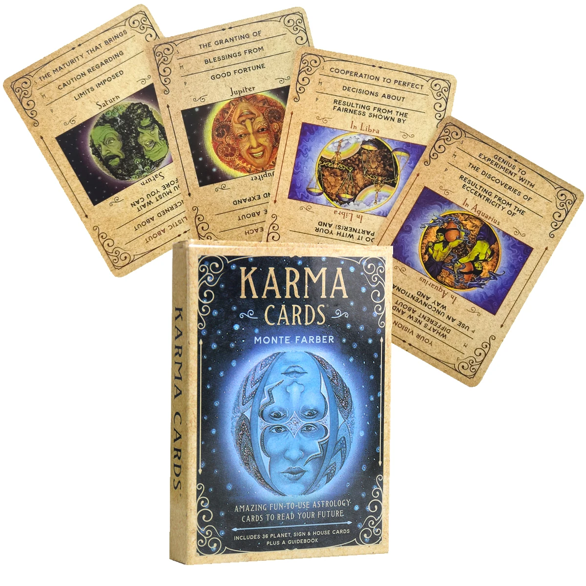 

Latest Karma Cards By Monte Farber Amazing Fun-to-Use Astrology Cards To Read Your Future Fortune Guidance Telling Divination