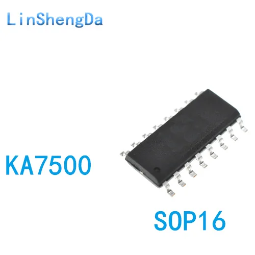 

10 шт., импульсный источник Питания SMD SOP16 KA7500 KA7500B, чип контроллера PMW