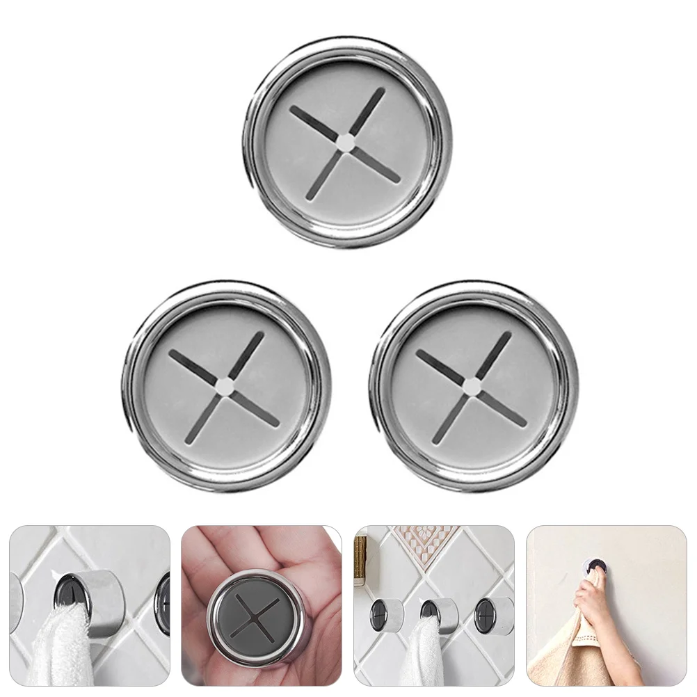 

Towel Hooks Hook Wall Adhesive Kitchen Hanger Holder Bathroom Tea Round Self Key Mount Bathrobe Bath Hangers Dish Forhand Stick