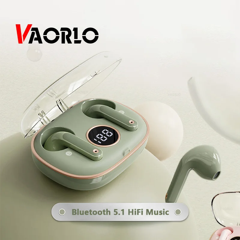 

Наушники VAORLO с поддержкой Bluetooth 5,1 и микрофоном