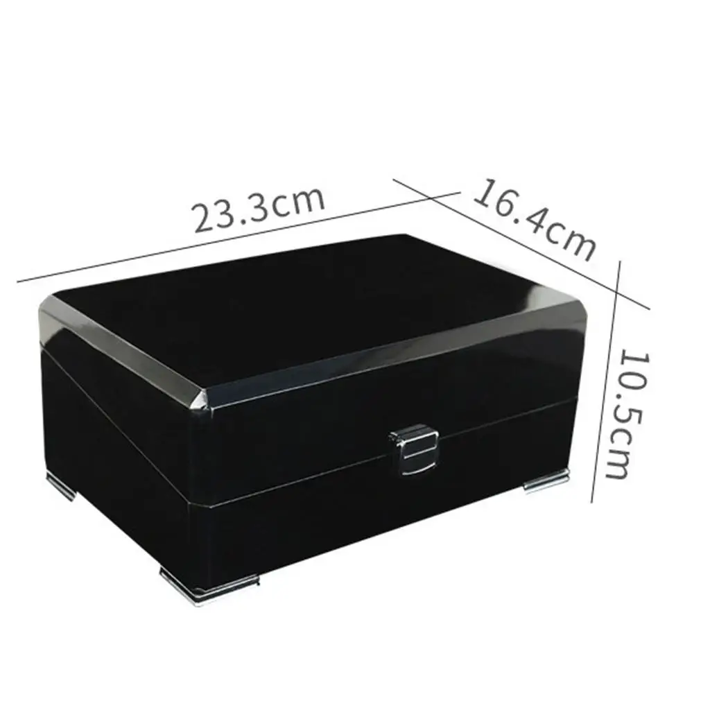 

Novelty Watch Case - PU Leather Pillow - Solid Wood Watch Storage Organizer Display Box, Best Present for Women Men