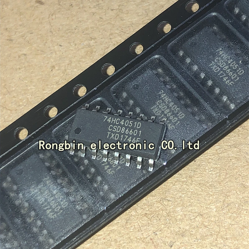 10 шт. Новый аналоговый мультиплексор 74HC4051D SMD SOP16/демультиплексор SMD