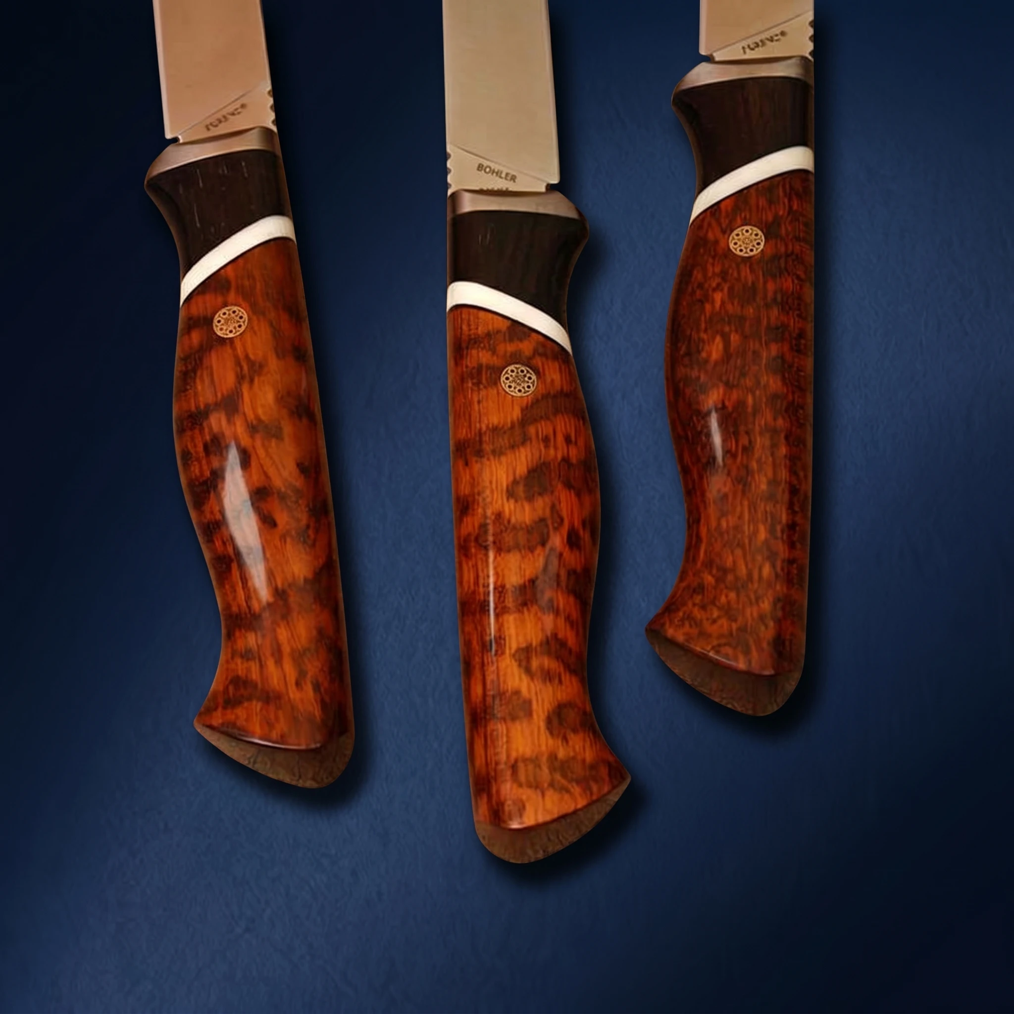 Фото OGAR Новый портативный инструмент Flying Fish M390 из порошковой стали для активного отдыха, кемпинга и туризма, многофункциональный нож с рукоятью из кожи змеи и дерева, ручная работа №5