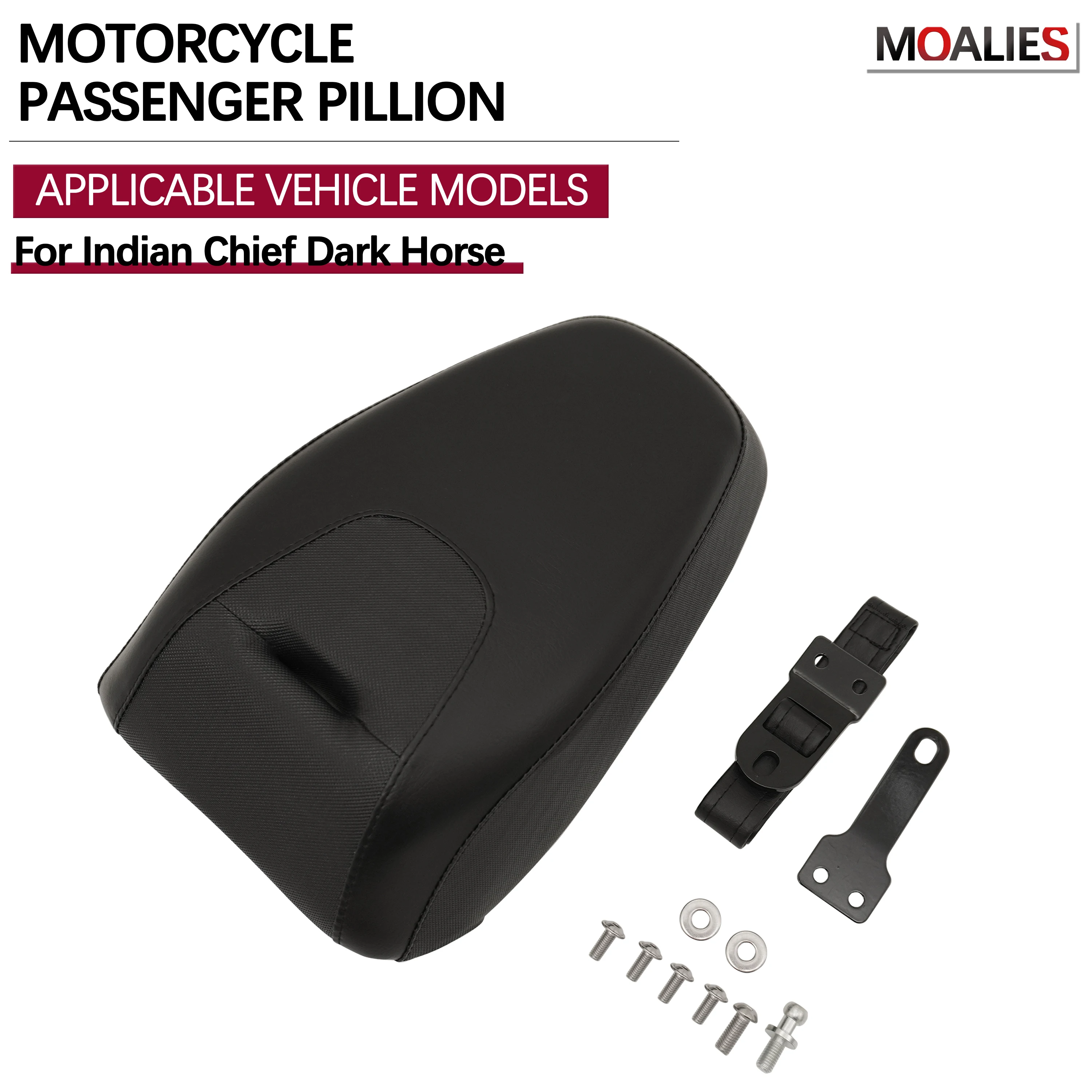 

Для Indian Super Chief Limited Bobber Dark Horse 2022-23-2024 мотоциклетное пассажирское седло, подушка заднего сиденья, кожаная подушка