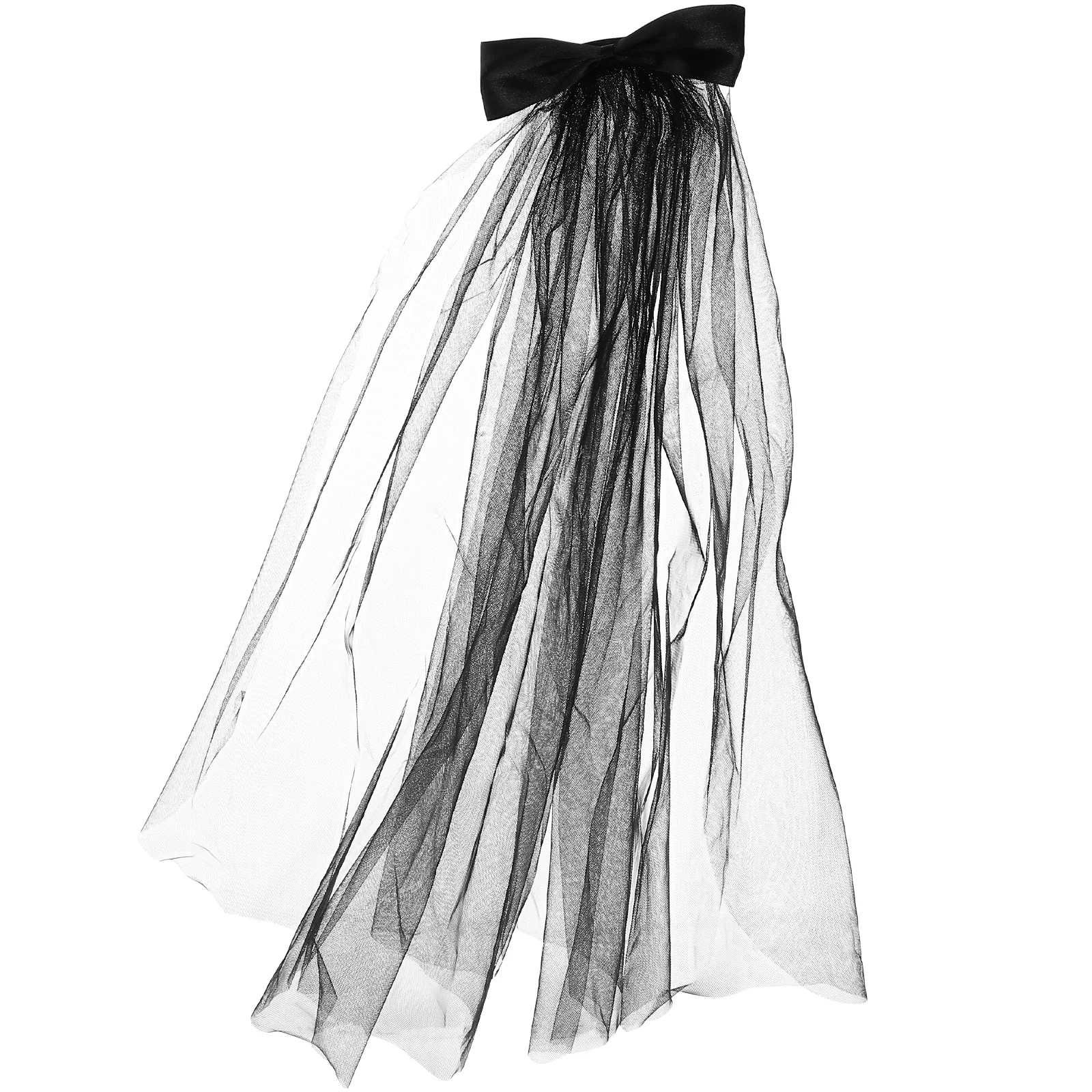 

Veil Hairpin Accessories Wedding Halloween Headwear Clip Mesh Gothic Headdress Miss Decor
