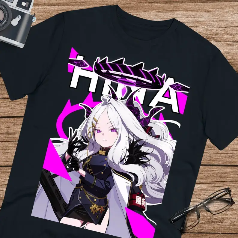 Футболка Hina с изображением синего архива футболка фаната сорасаки Хина унисекс