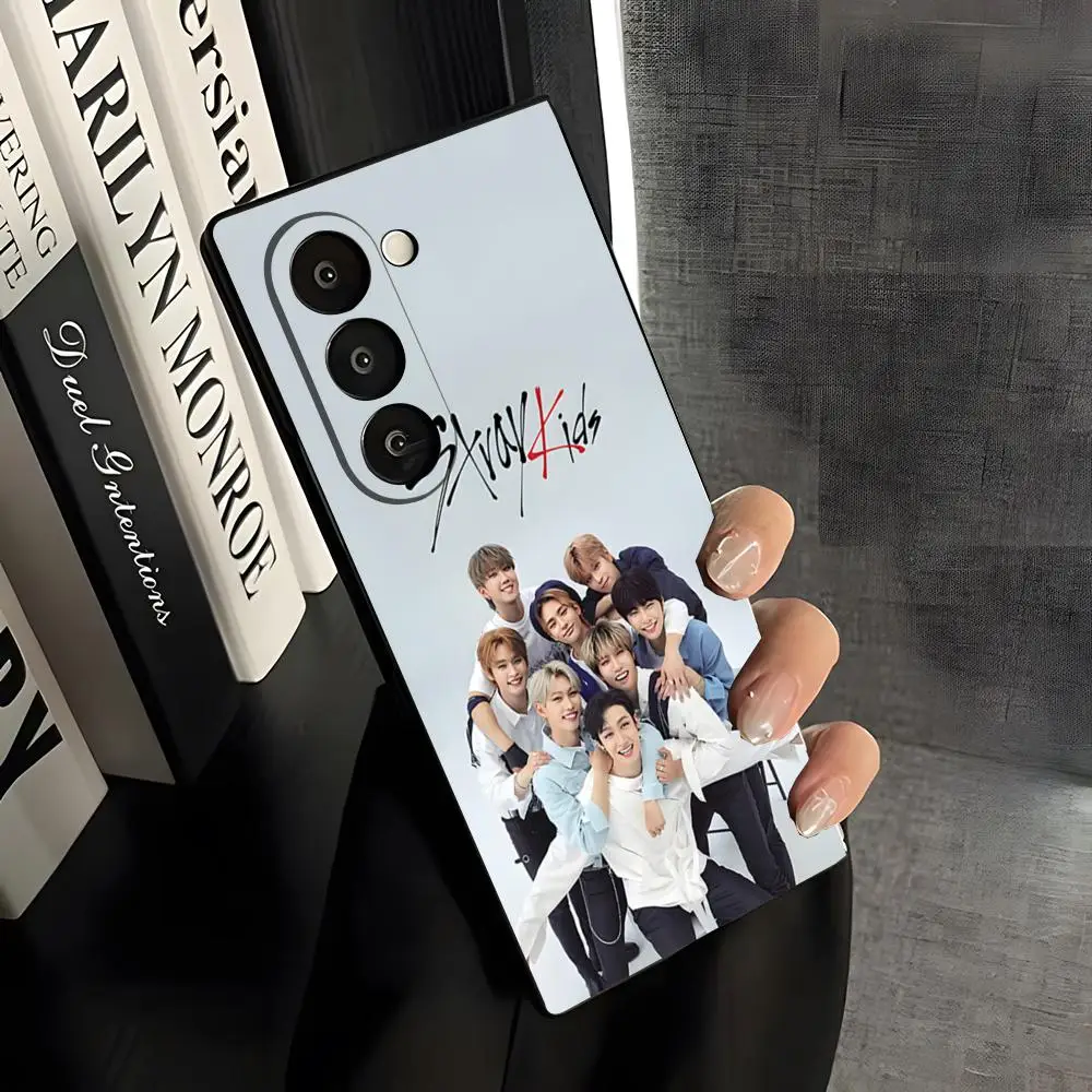Фото Чехол для телефона S-stray K-kids-SE для Samsung S26 Ultra S25 Edge S23 S22 S21 Ultra Plus A57 A37 A17 S24 Fe, стеклянный чехол №5