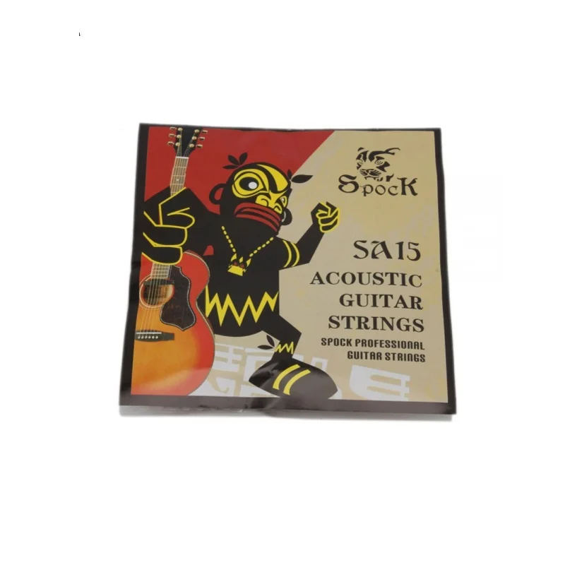 

SA15 guitar strings Professional Copper Acoustic Guitar Strings Super Light for Acoustic Guitar 6pcs/set acoustic strings guitar