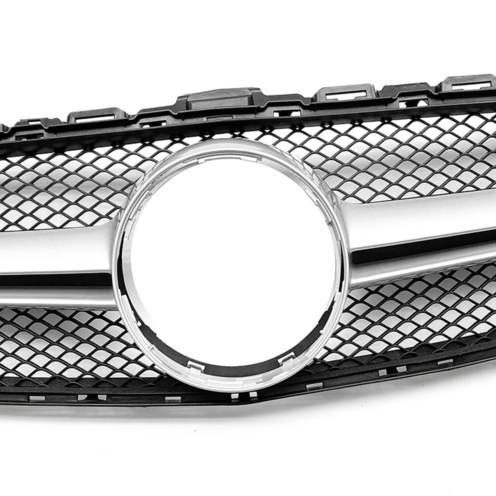 Для Mercedes Benz C Class W205 C180 C200 C250 C300 C350 C400 C43 2014-2018 AMG стиль решетка верхний гриль