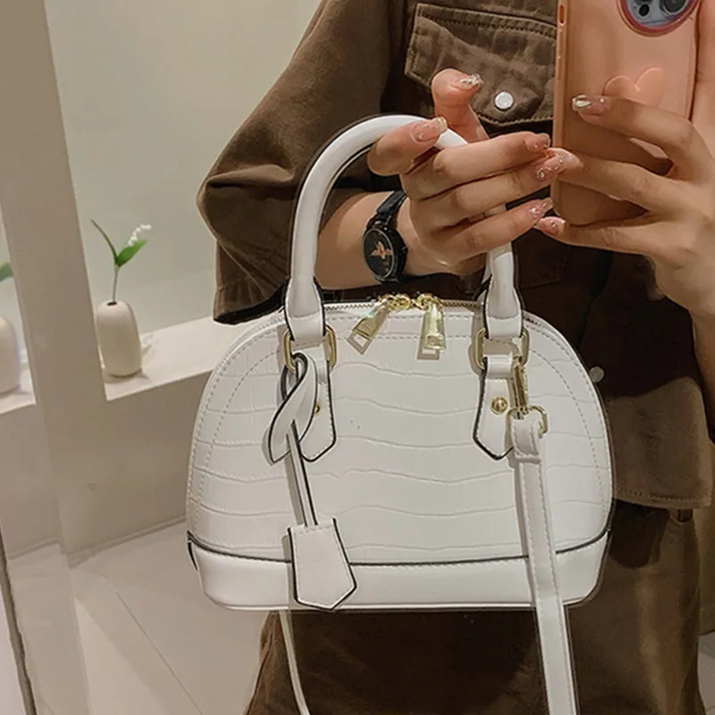 

Женская Роскошная маленькая сумка-мессенджер, Стильная дизайнерская сумочка на плечо из мягкой кожи с каменным узором, кросс-боди