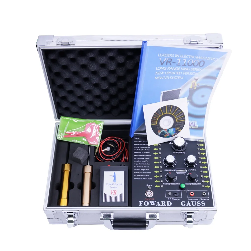 

VR11000 Long Range Metal Detector Gem Gold Silver Finder Range 100-2500m VR-11000