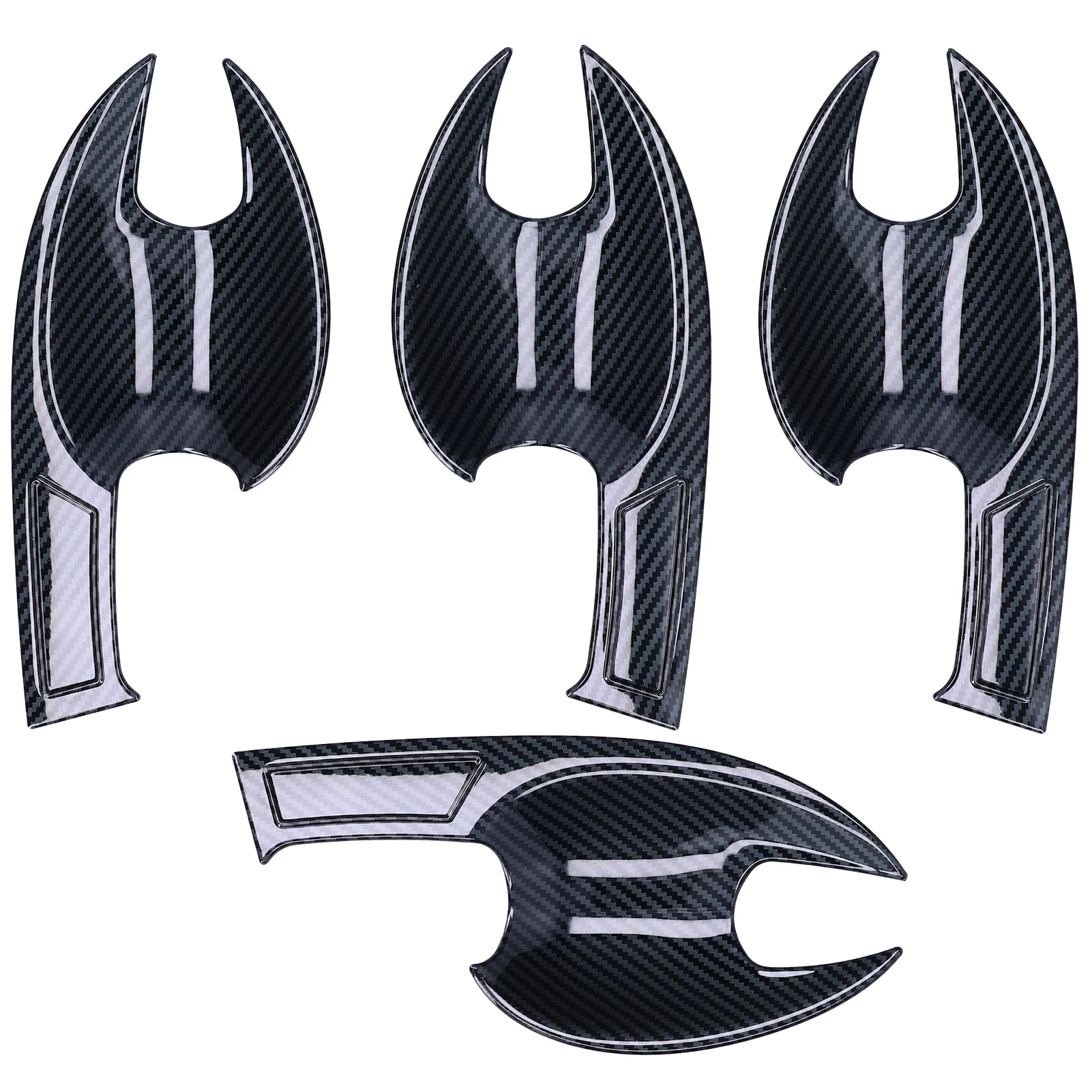 4ШТ Автомобильная дверная ручка Крышка чаши Аксессуары для замены Mazda CX‑3 2016-2018 в