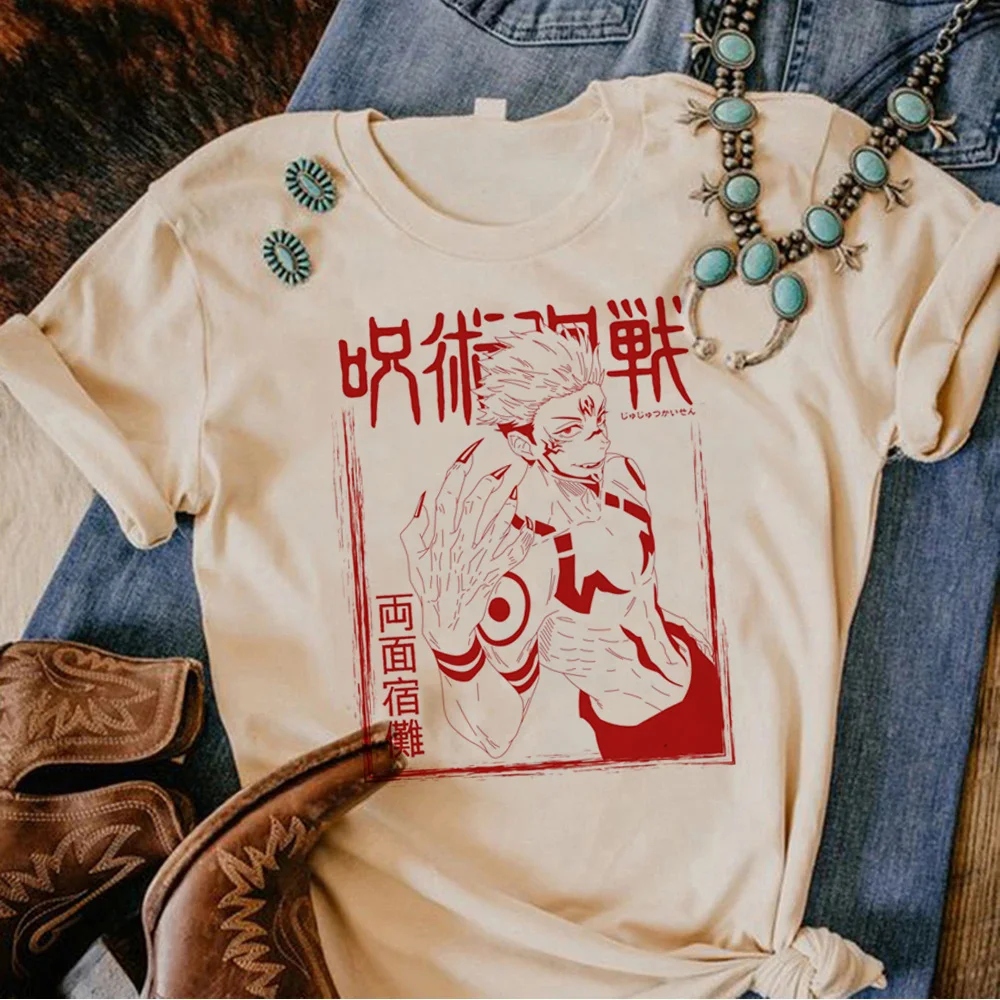 

Jujutsu Kaisen t-shirts women summer tshirt female manga clothing