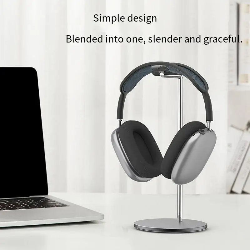 Multi-functional Headphones Holder for Airpods Max Desktop Display Shelf with Silicone Bracket Non-slip Pad for Over Ear Headset