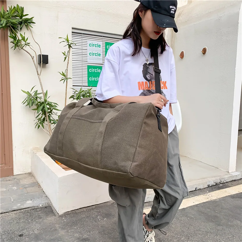 GNWXY Super Large Capacity Canvas Travel Bags Handbag Carry On Luggage Bags Men Duffel Bag Weekend Bag Dropshipping