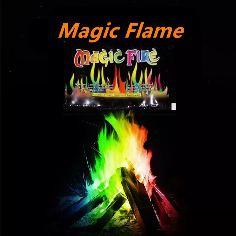 

Magic Tricks for Bonfire Campfire Party Fireplace Flames Powder Magic Trick Pyrotechnics Toy Party Supplies 10g/15g/25g