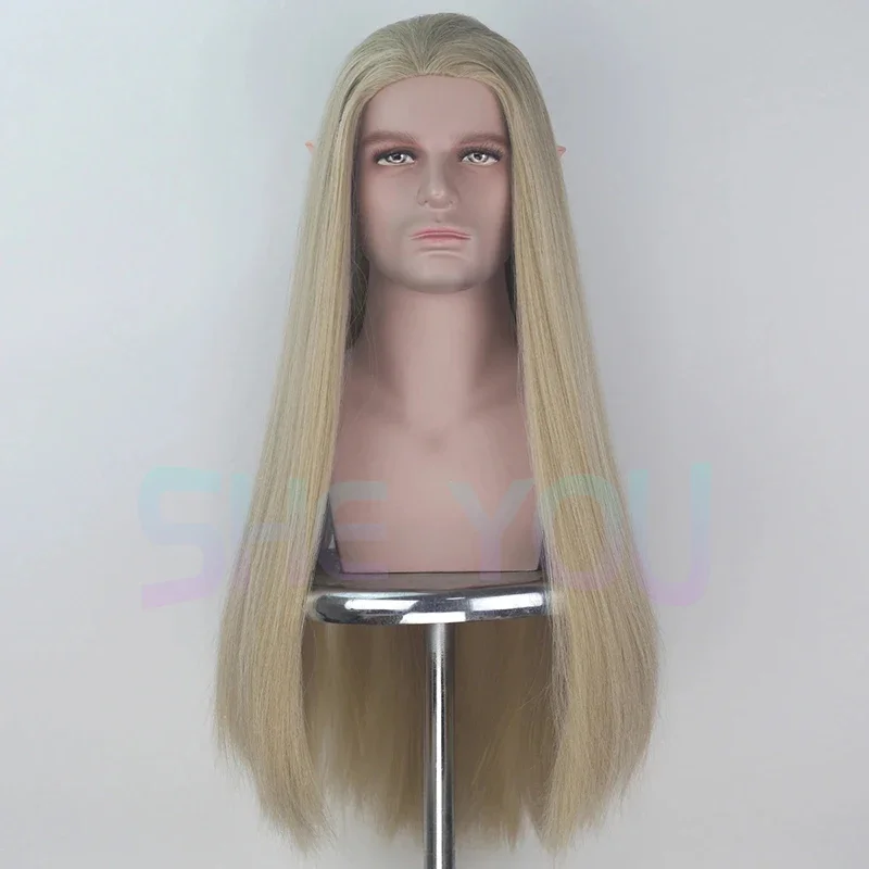Длинные прямые волосы Thranduil парик для косплея термостойкие синтетические парики