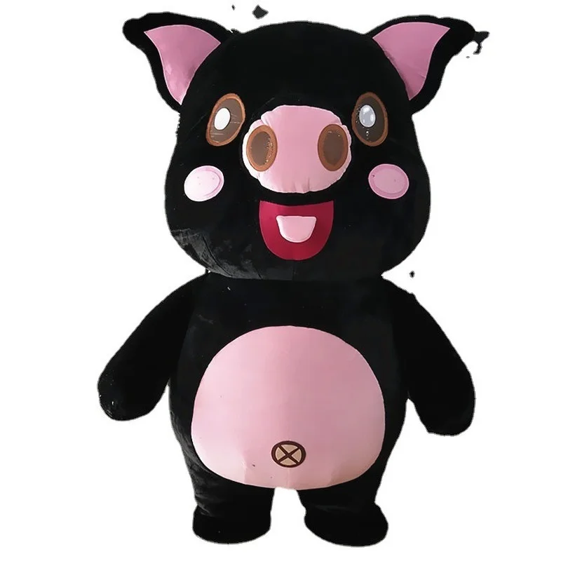 Надувной поросенок мультфильм люди носить рекламные талисман Хэллоуин