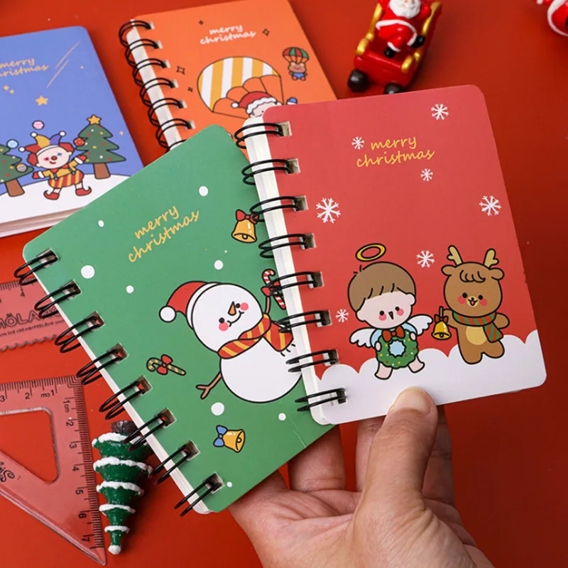 

Coil Book Student mini portable Book Christmas holiday gift notebook pocket book