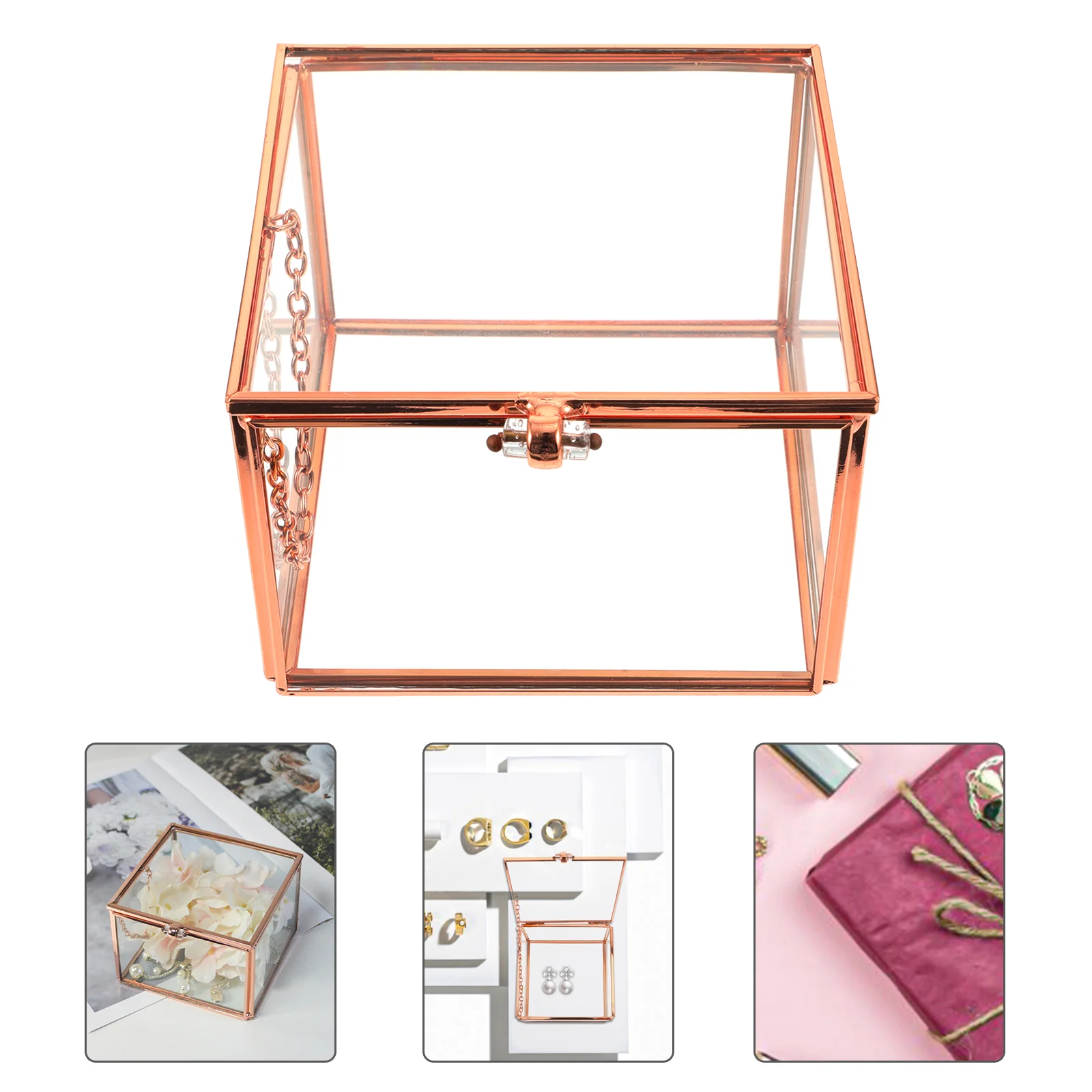 

Шкатулка для ювелирных украшений геометрической формы, контейнер для сережек и колец, органайзер для ювелирных украшений