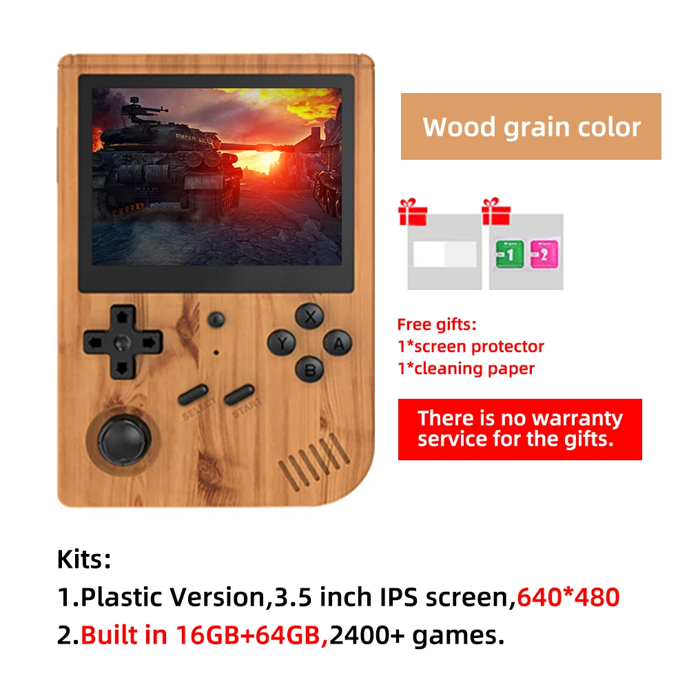 

ANBERNIC RG351V Handheld Game Console Retro RK3326 Open Source 3.5 Inch 640*480 Handheld Game Console Emulator For PS1 Kids Gift