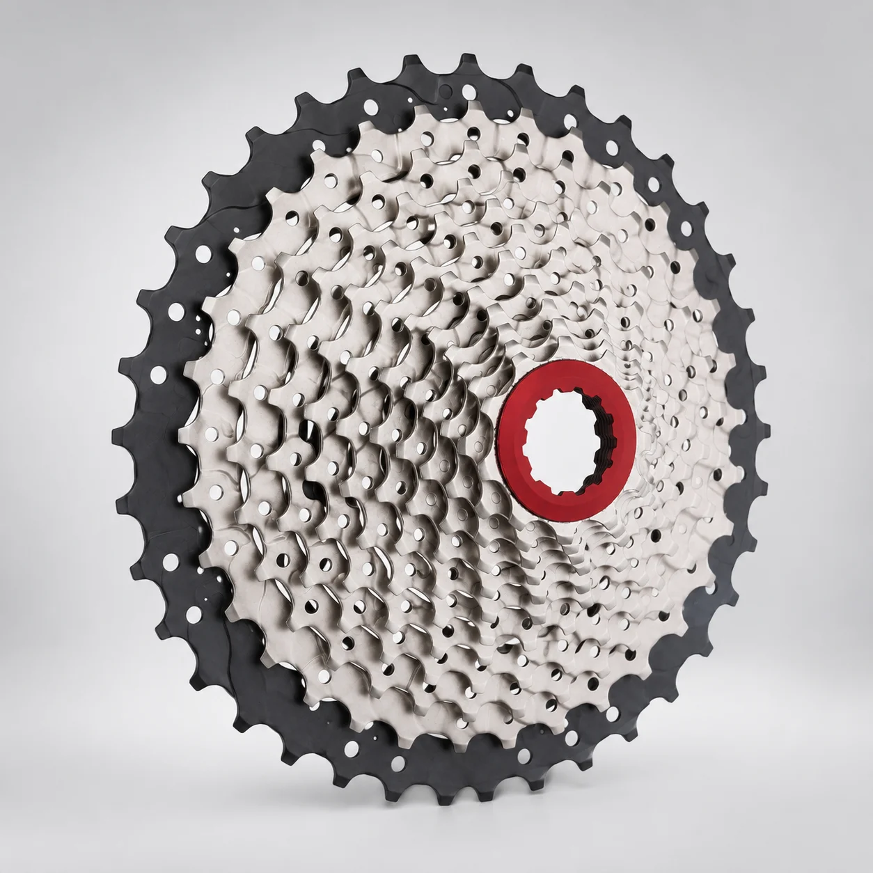 Фото Кассета BOLANY HG Freehub MTB 11 скоростей 11-42T с широким диапазоном передач и алюминиевым кронштейном для горного велосипеда №1