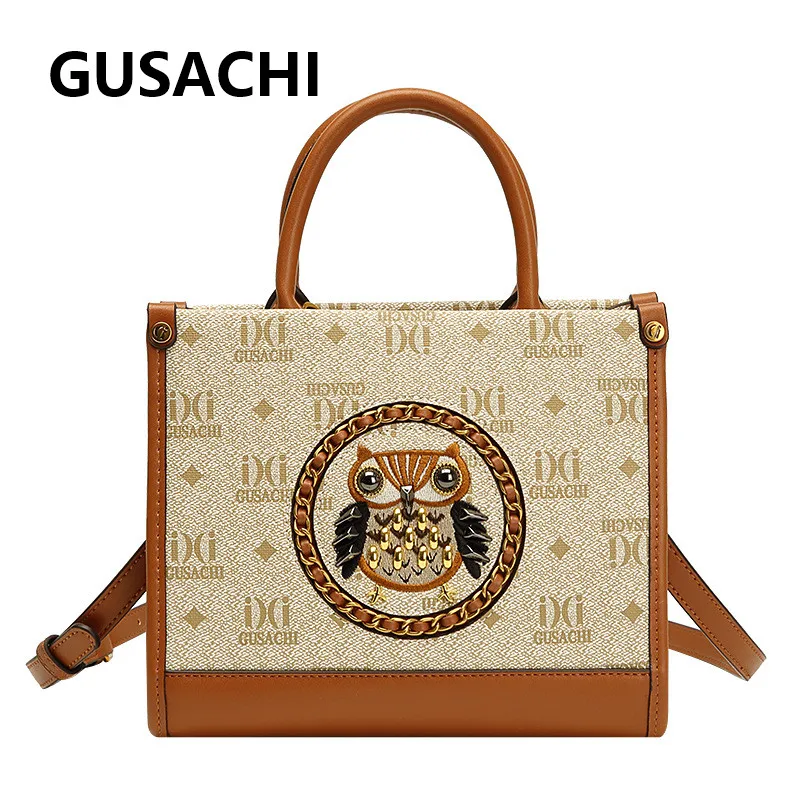GUSACHI новая универсальная ручная сумка через плечо в европейском и американском