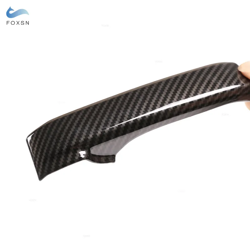 Для Toyota FJ Cruiser 2007 2008 2009 2010-2021 ABS текстура из углеродного волокна внутренняя дверная