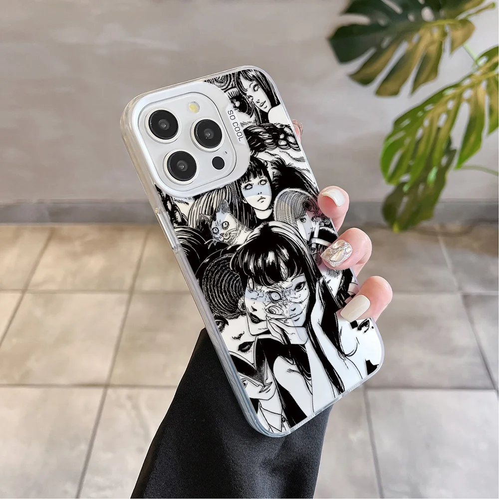 Junji Ito Terror Horror Magsafe Магнитный чехол для Samsung S25 S24 S23 S22 S21 S20 FE Plus Ultra 5G Мягкая посеребренная задняя крышка (art.: 3920cdeced4c3) - 3920cdeced4c3